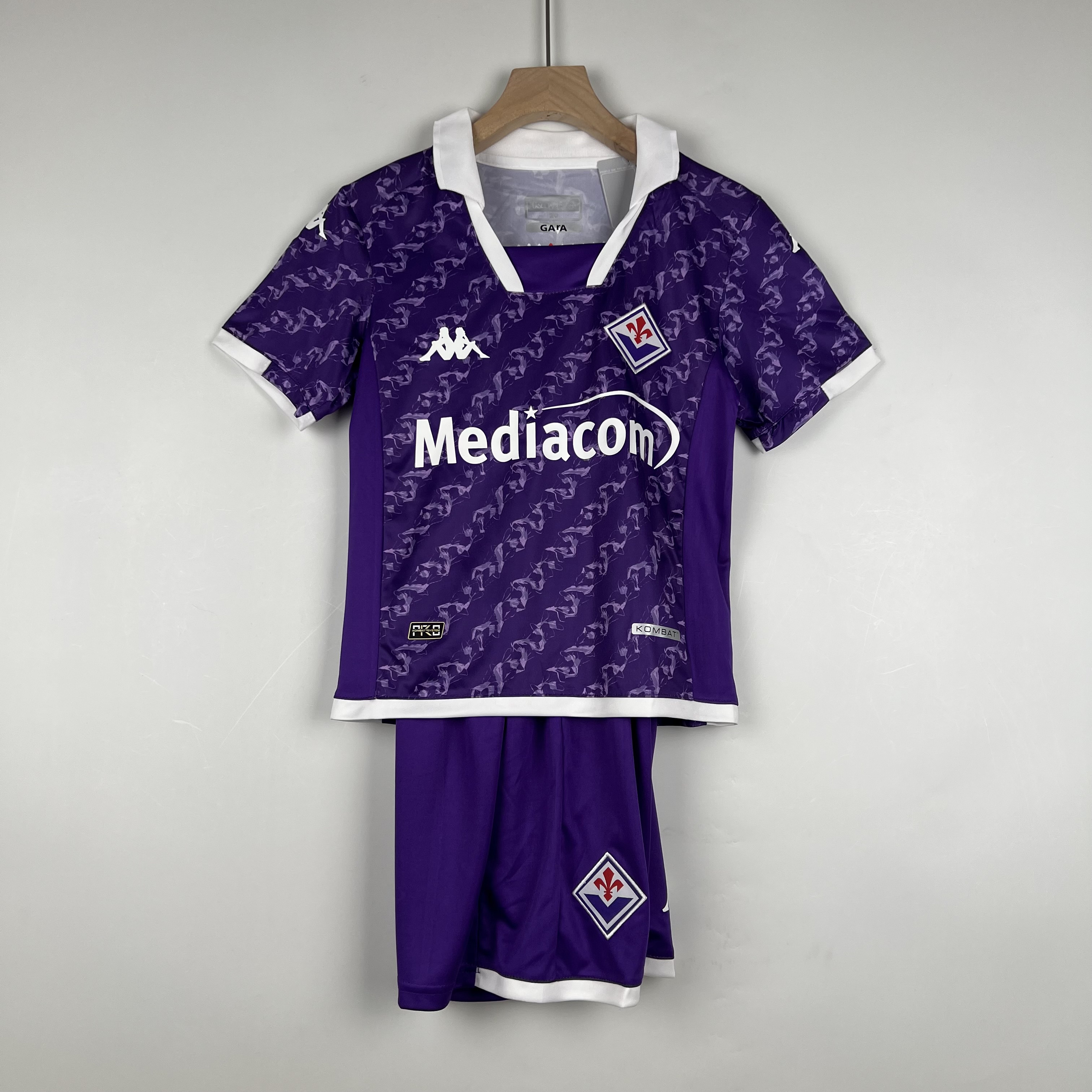Fiorentina 23-24 Home Stadium Kids Kit - JerseysGala