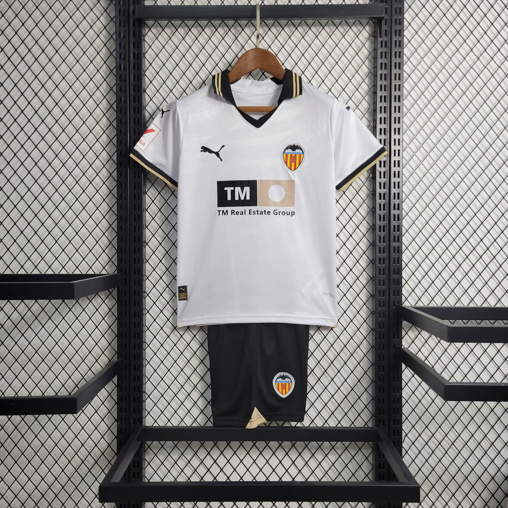 Valencia 23-24 Home Kids Kit - JerseysGala