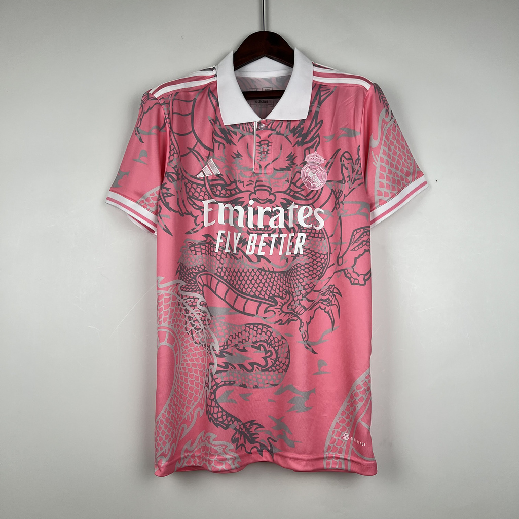 23/24 Real Madrid Pink Dargon Special Edition Jersey - Fans Version - JerseysGala