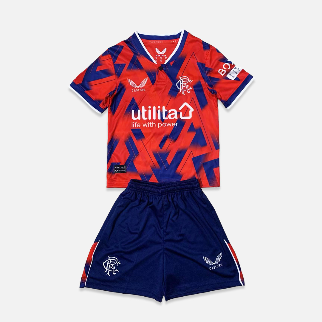 Glasgow Rangers 23-24 Fourth Kids Kit - JerseysGala