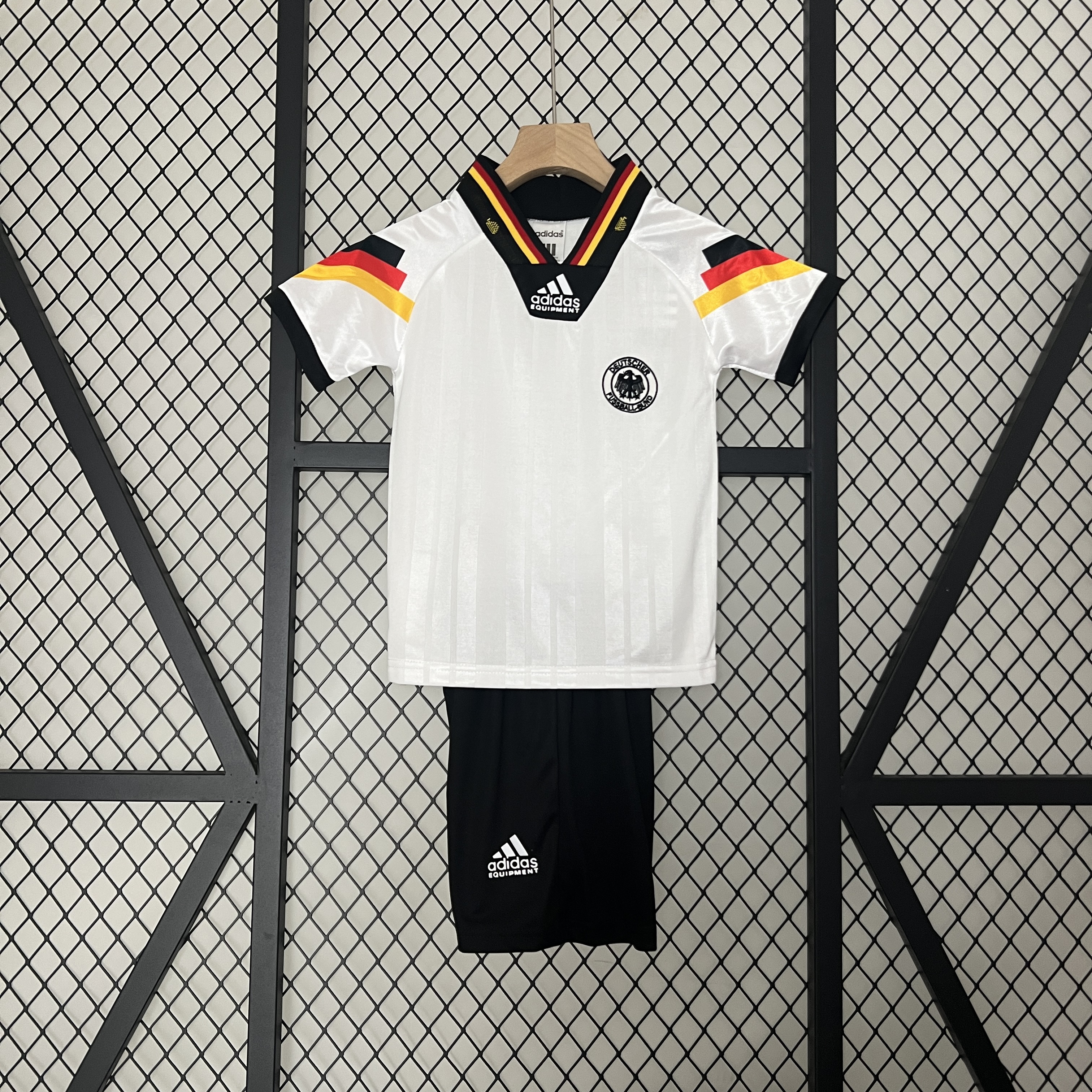 Retro Germany 1992 Home Stadium Kids Kit - JerseysGala