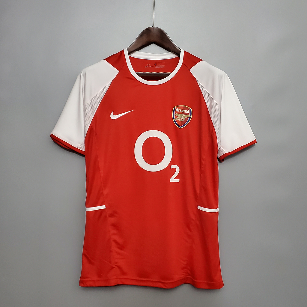 Arsenal Retro 02-04 Home Stadium Jersey - JerseysGala