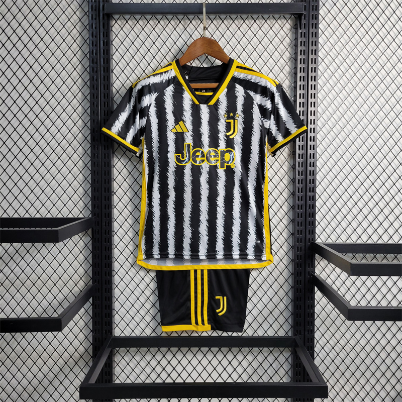 Juventus 23-24 Home Kids Kit - JerseysGala
