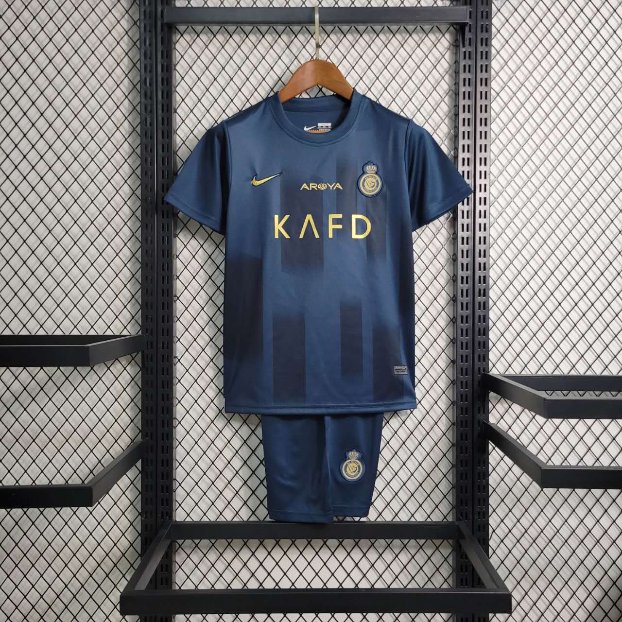 Al Nassr Riyadh Victory 23-24 Away Kids Kit - JerseysGala