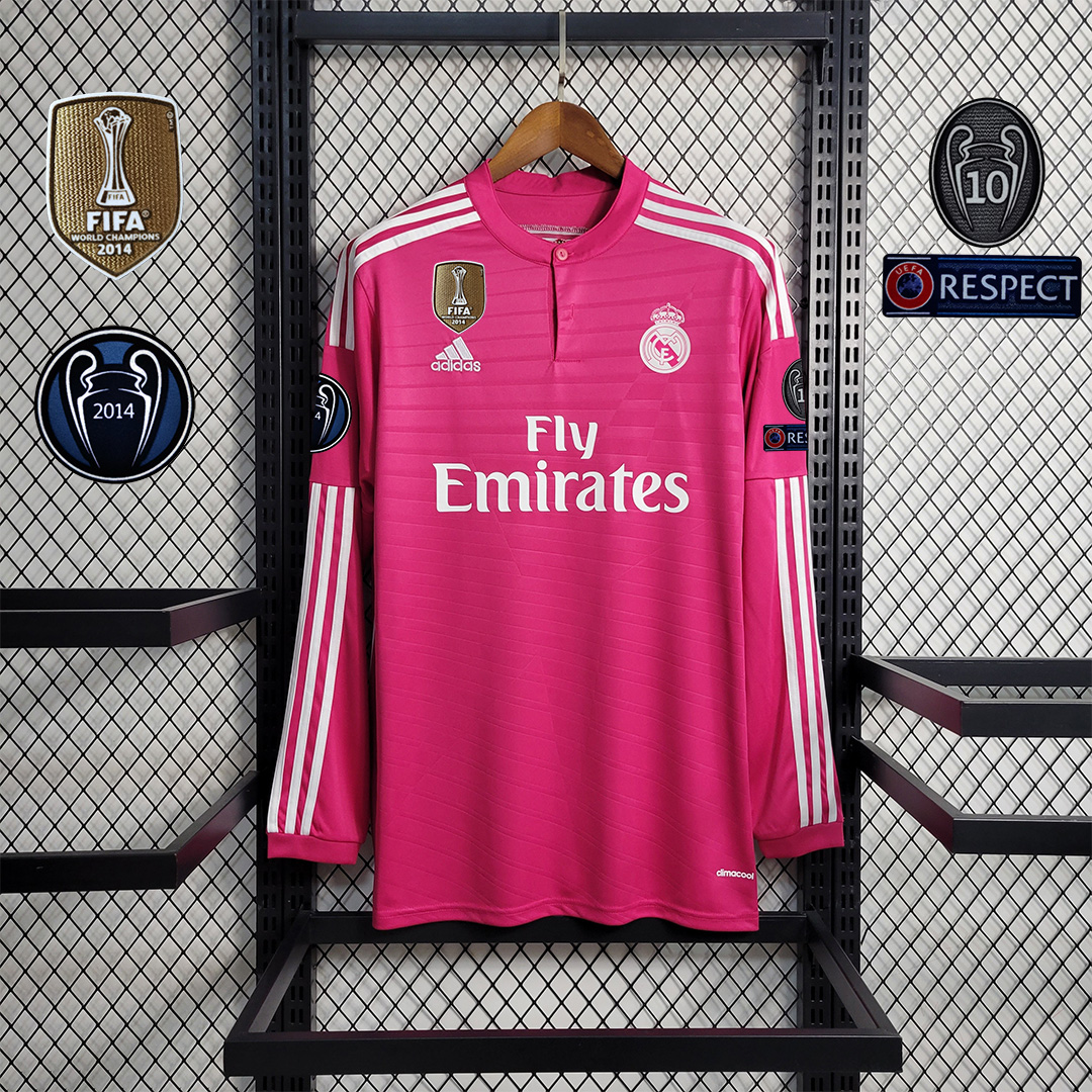 Retro Real Madrid 14-15 Away Stadium Long Sleeve Jersey - JerseysGala