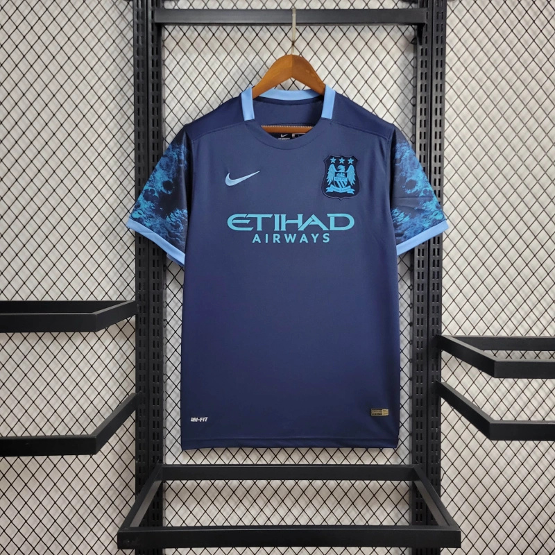 Retro Manchester City 2015-16 Away Stadium Jersey - JerseysGala