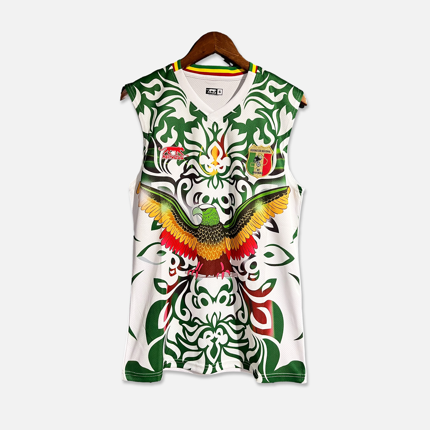 Mali 23-24 Training Vest - White & Green - JerseysGala