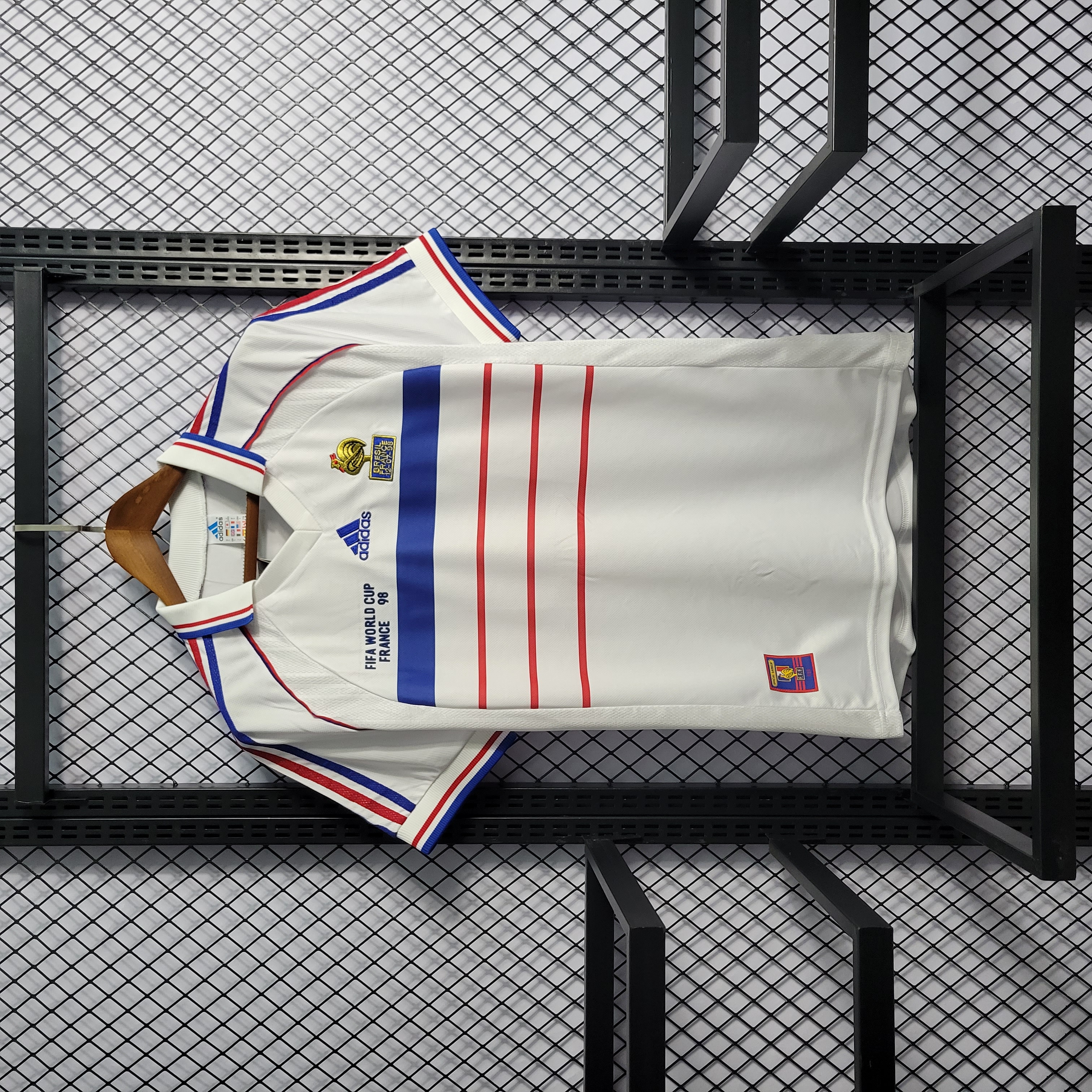 Retro France 1998 Away Stadium Jersey - JerseysGala