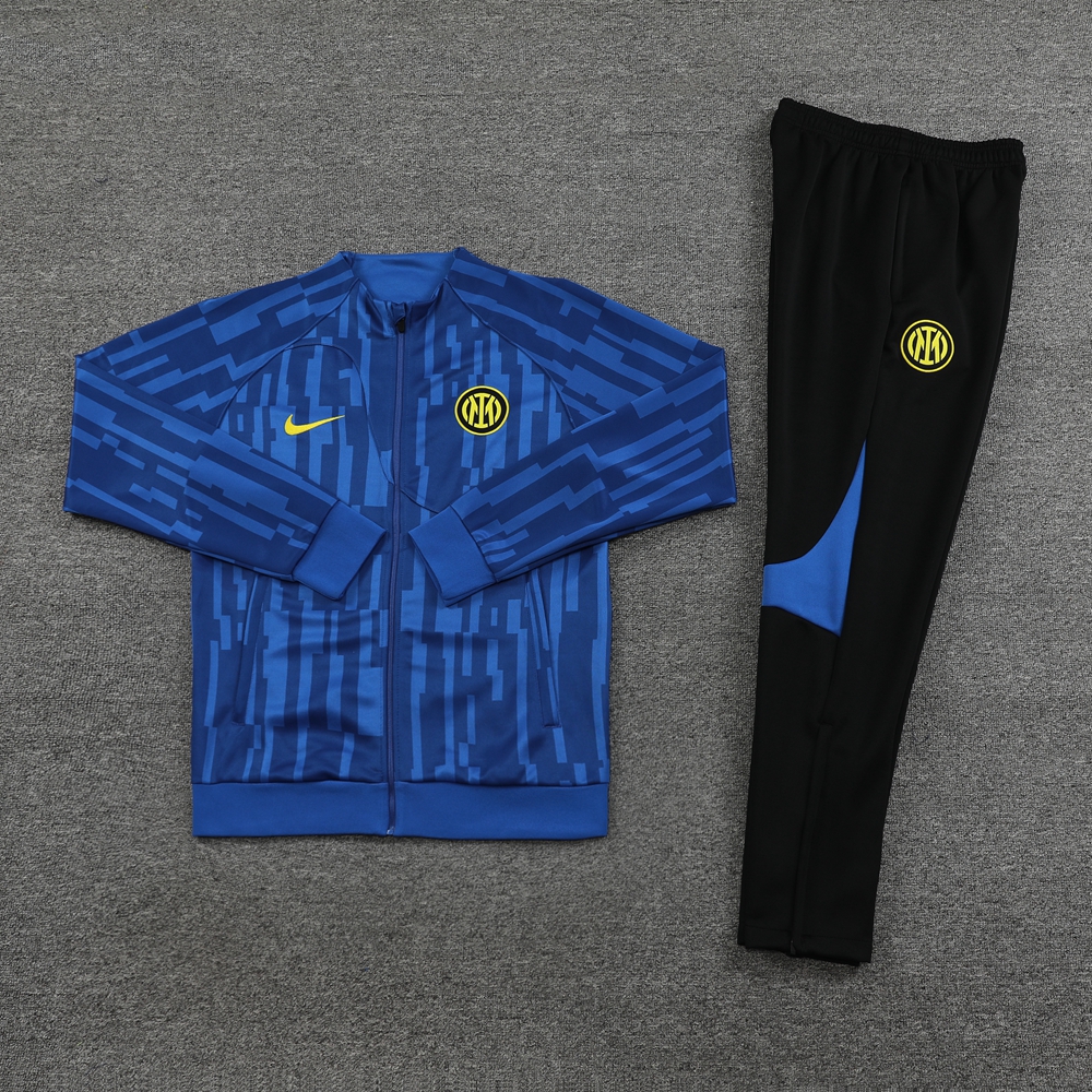 Inter Milan 23-24 Jacket Training Tracksuit - Blue - JerseysGala