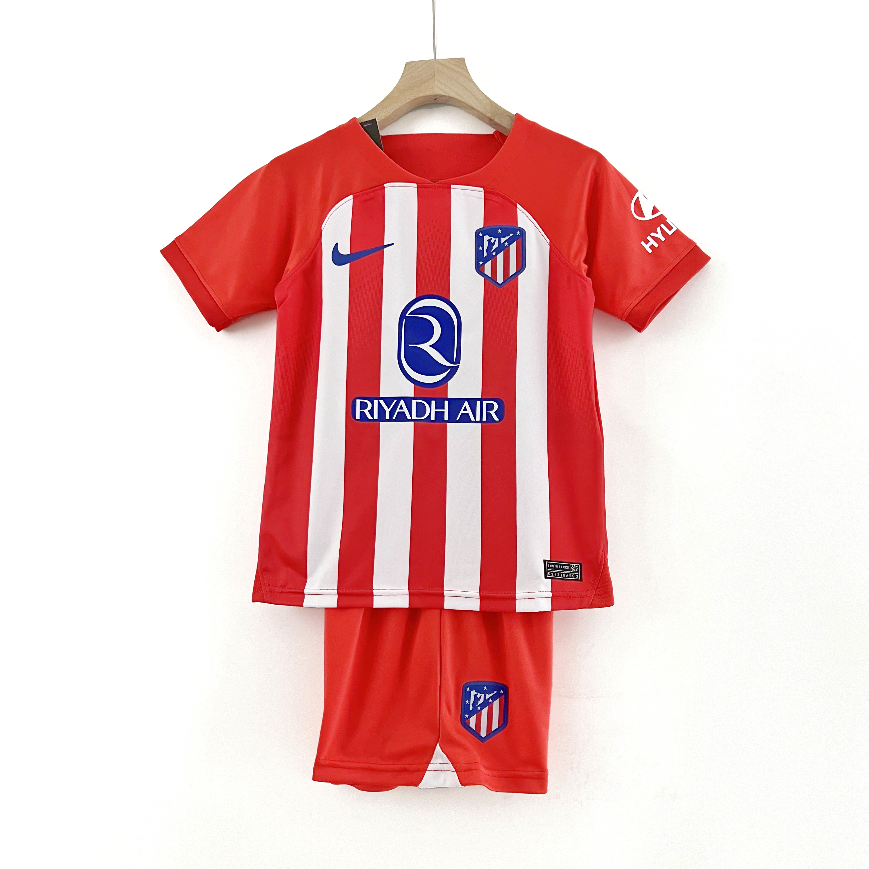 Atletico Madrid 23-24 Home Kids Kit - JerseysGala