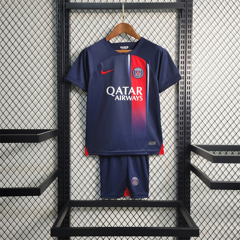 Paris Saint-Germain PSG 23-24 Home Kids kit - JerseysGala