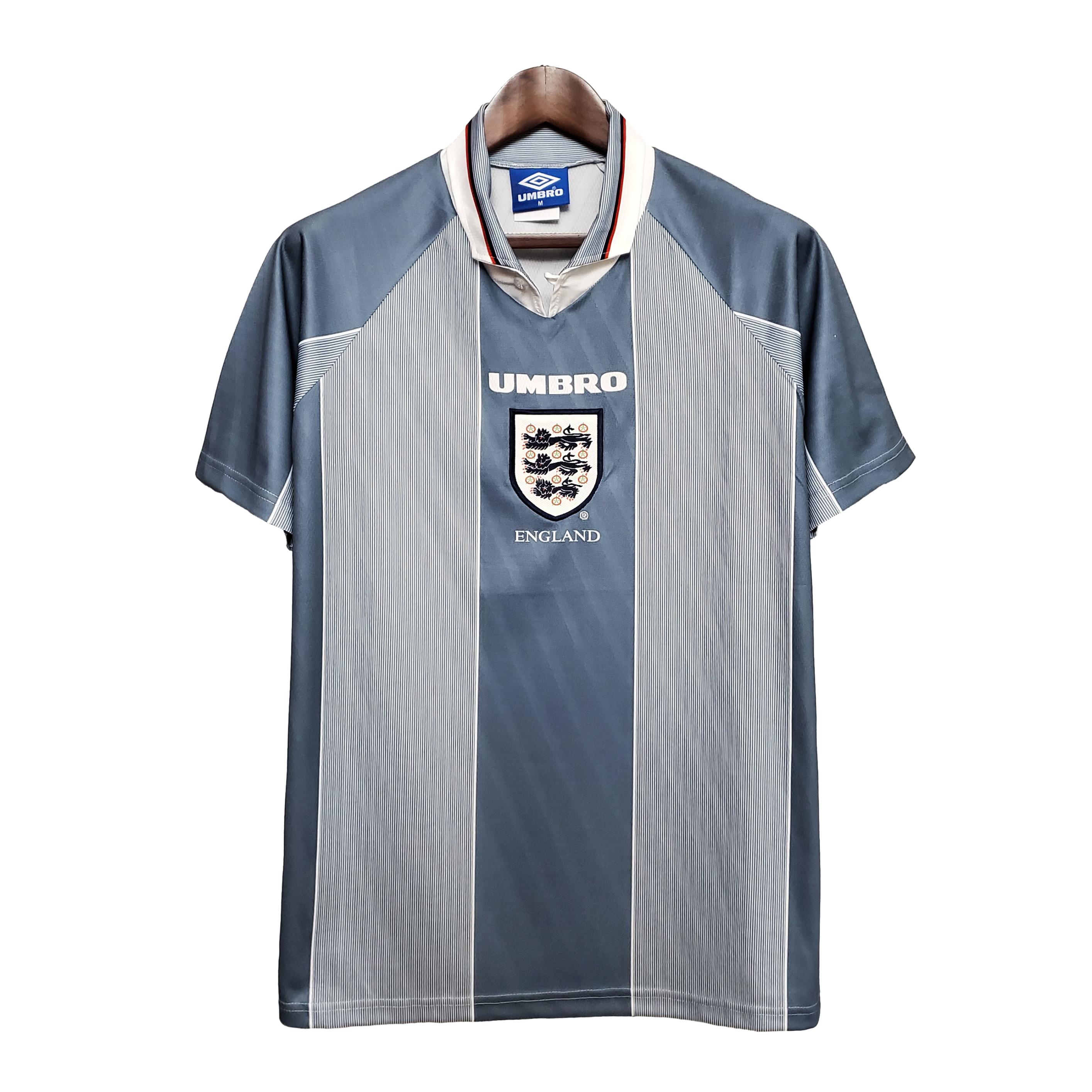 Retro England 1996 Away Stadium Jersey - JerseysGala