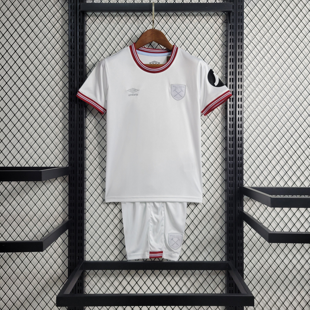 West Ham United 23-24 Away Kids Kit - JerseysGala