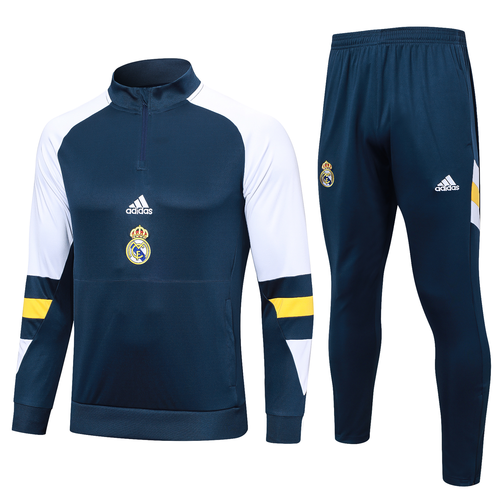 Real Madrid 23-24 Long Sleeve Training Set -Blue - JerseysGala