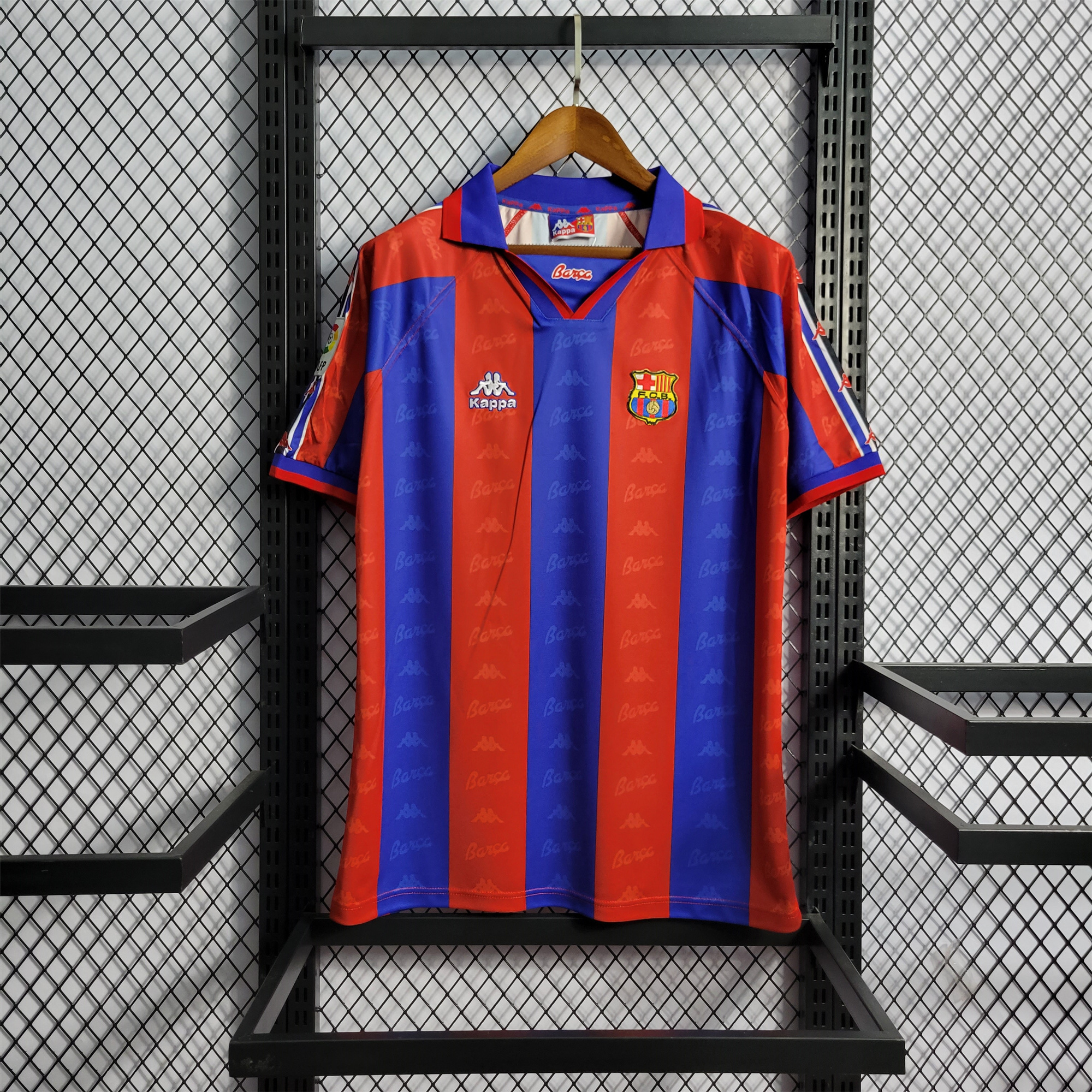 B.A.R.S.A Retro 96-97 Home Stadium Jersey - JerseysGala