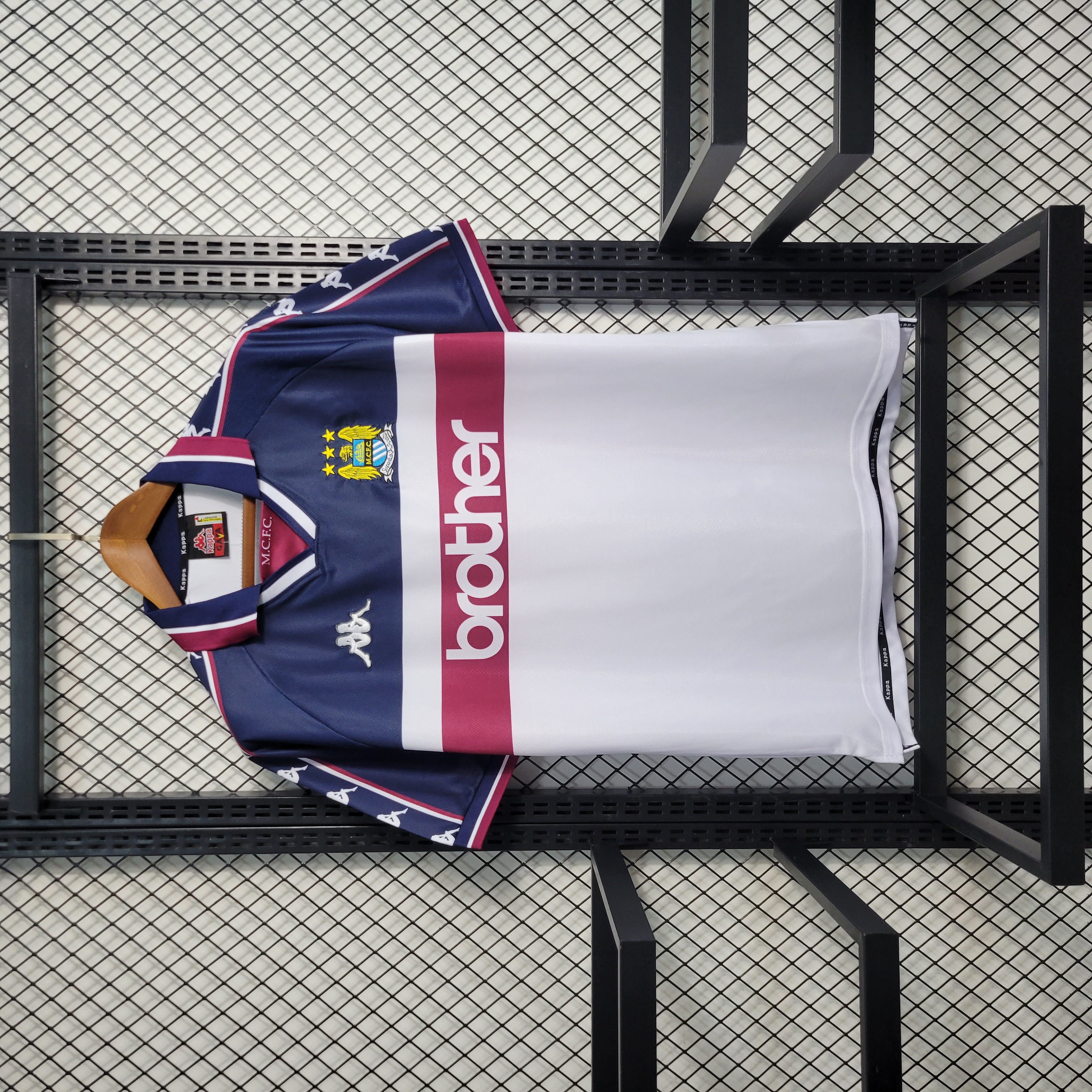 Retro Manchester City 1997-98 Away Stadium Jersey - JerseysGala