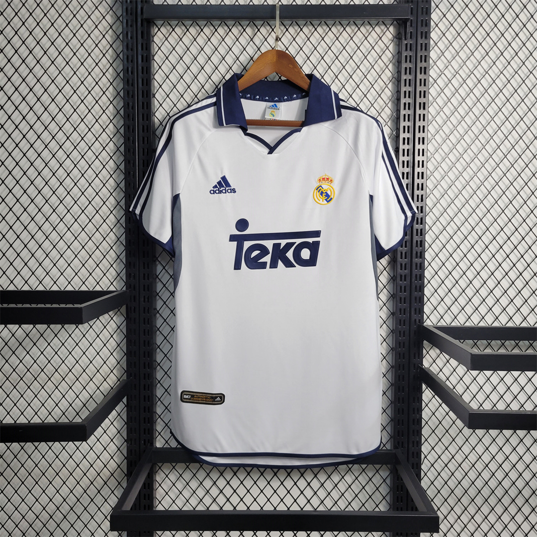 Retro Real Madrid 00-01 Home Stadium Jersey - JerseysGala