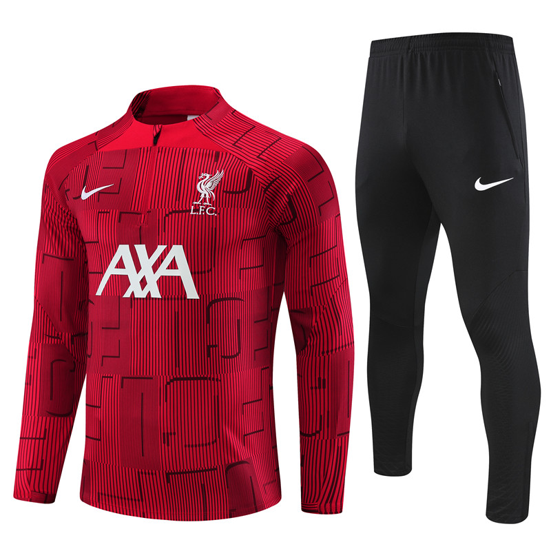 23-24 Liverpool Red camouflage Training suit - JerseysGala