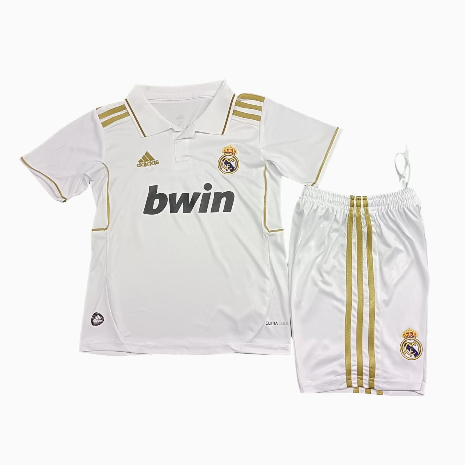 Retro Real Madrid 11-12 Home Stadium Kids Kit - JerseysGala