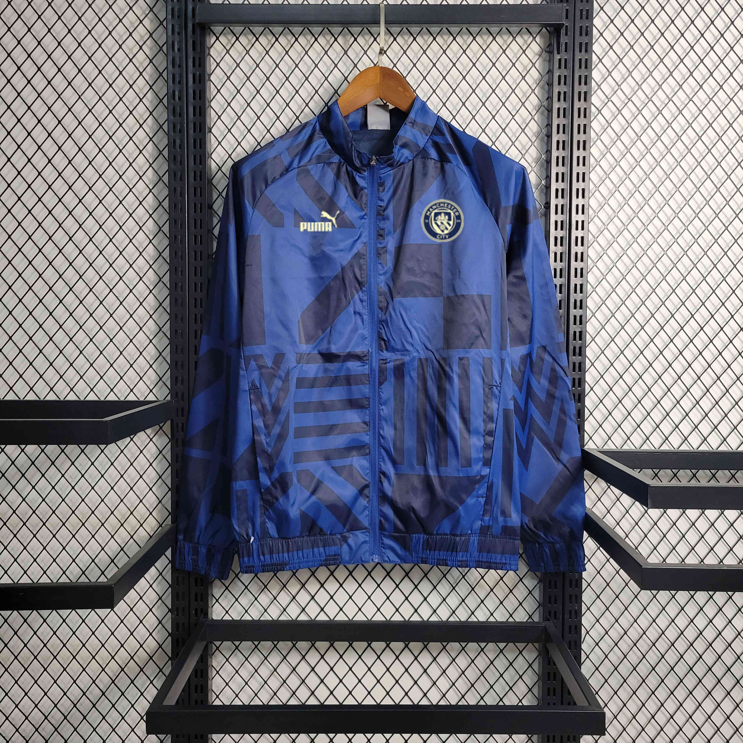 Manchester City 23-24 Blue Windbreaker - JerseysGala