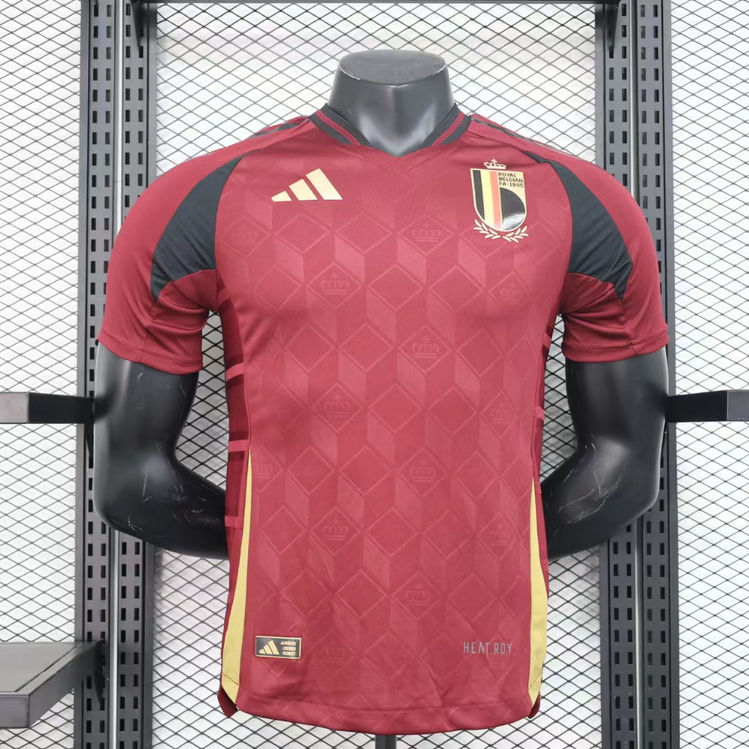 Belgium 2024 Home Stadium Jersey - Player Version - JerseysGala