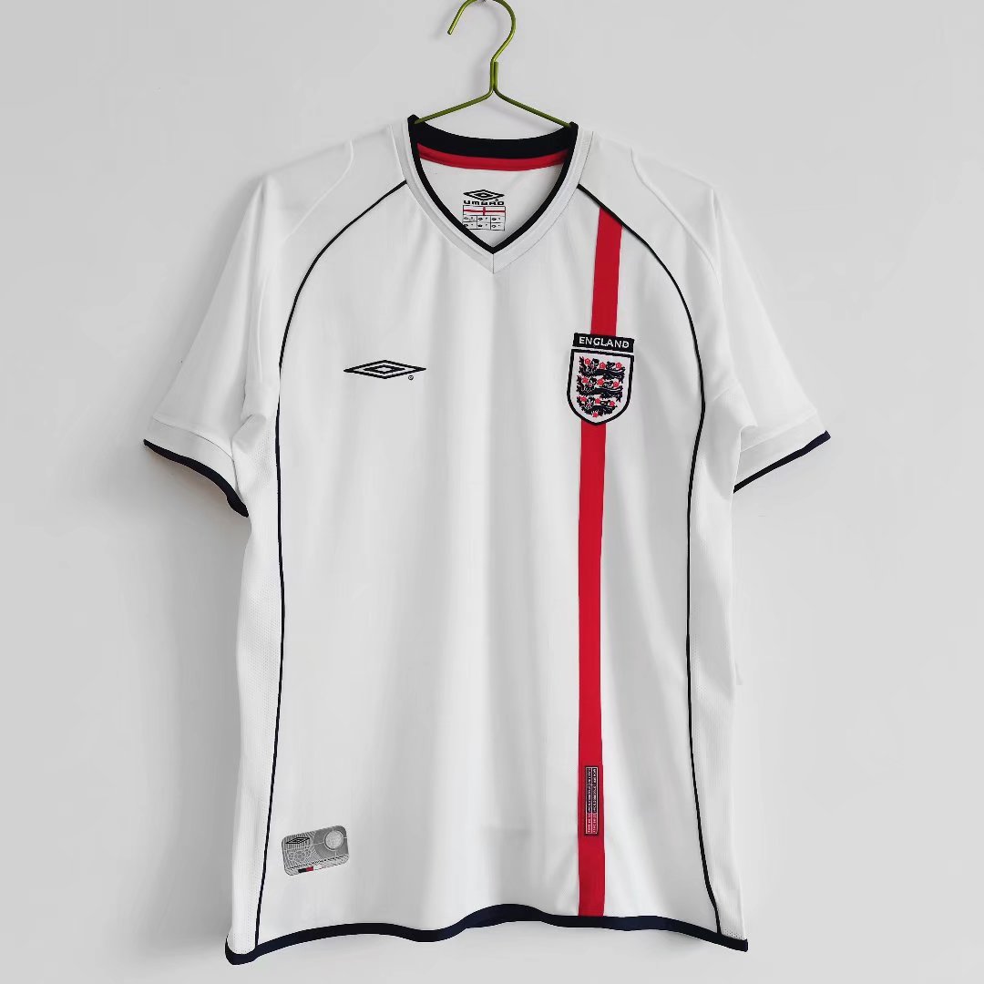 Retro England 2002 Home Stadium Jersey - JerseysGala