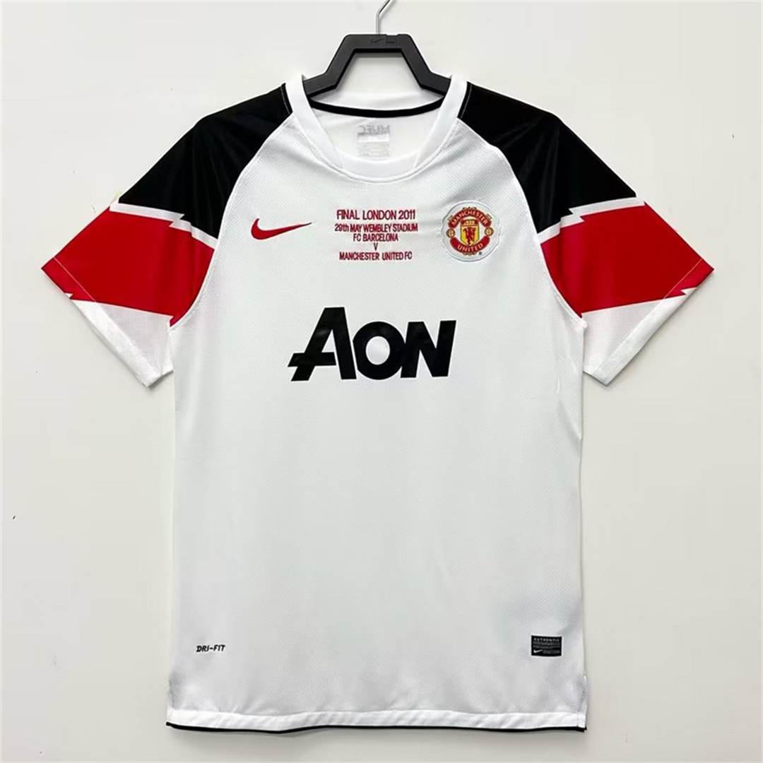 Manchester United Retro 10-11 Away Jersey - Champions League Final Version - JerseysGala