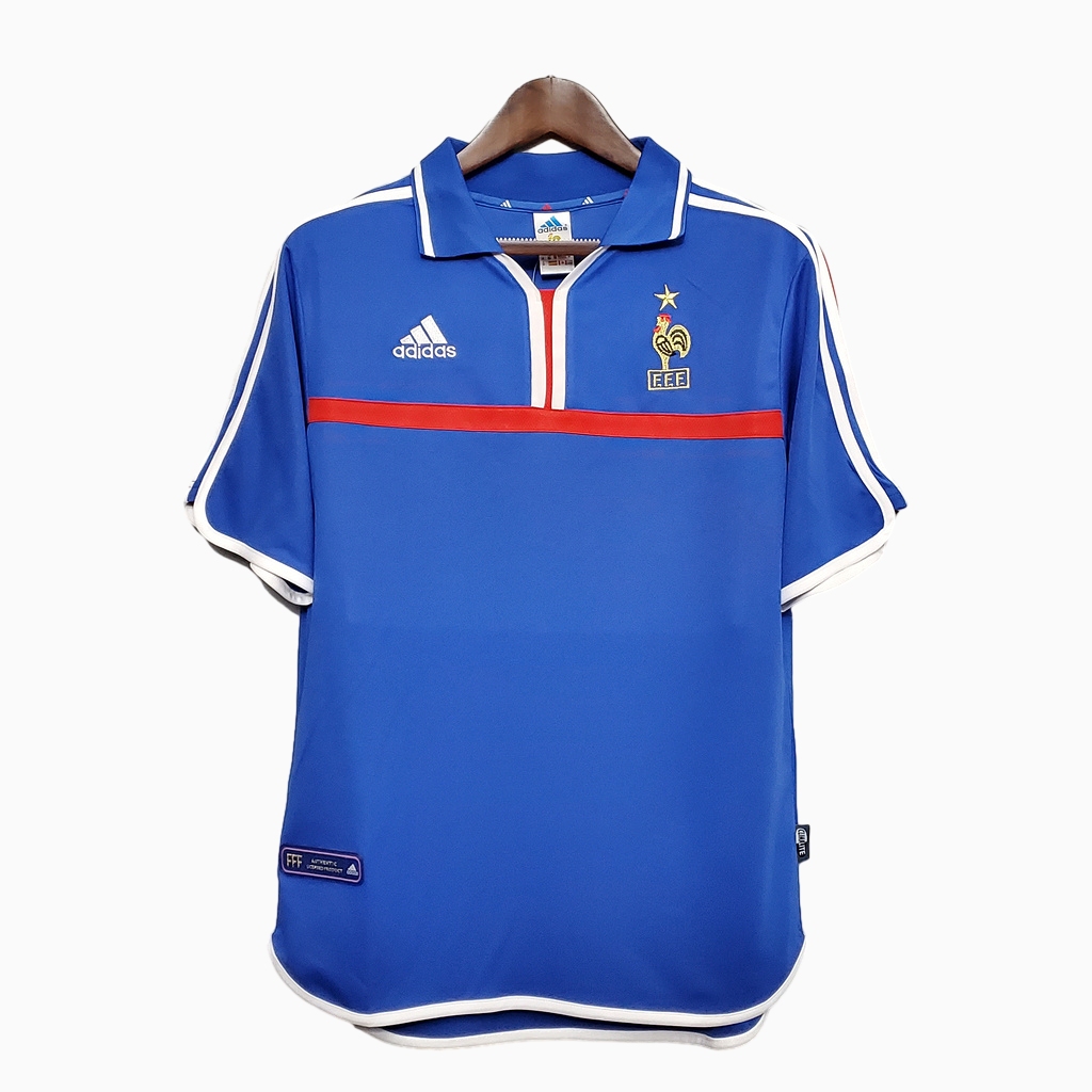 Retro France 2000 Home Stadium Jersey - JerseysGala