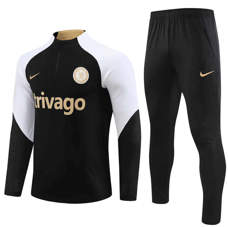 Che 23-24 Long Sleeve Training Set -Black - JerseysGala