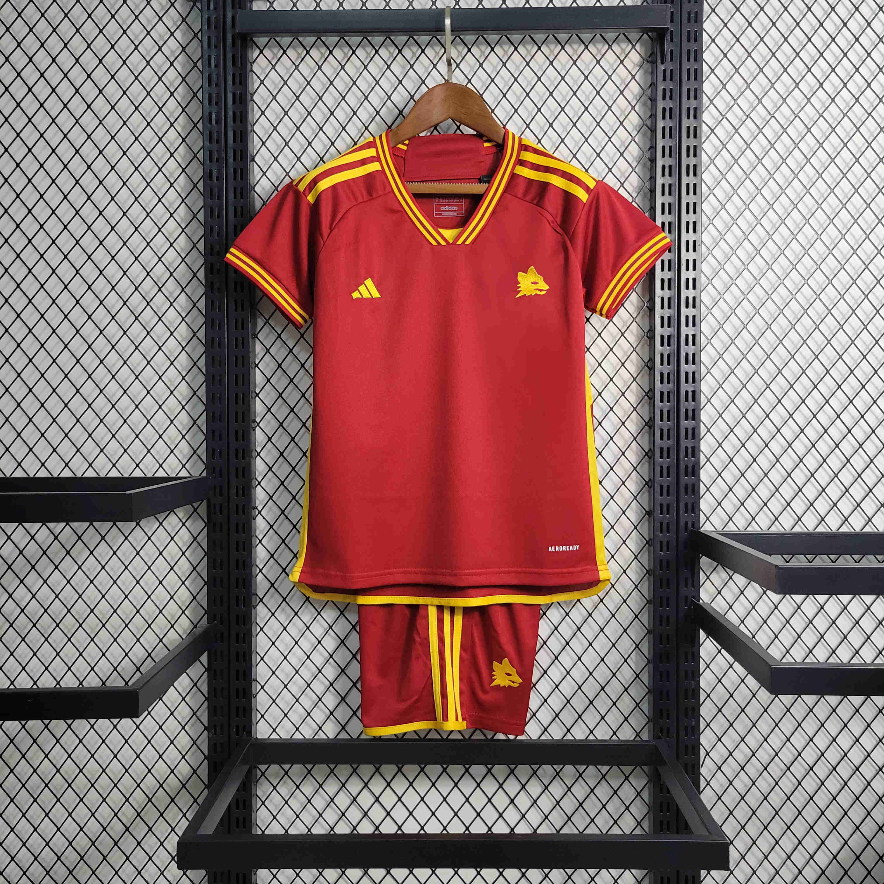Roma 23-24 Home Kids Kit - JerseysGala