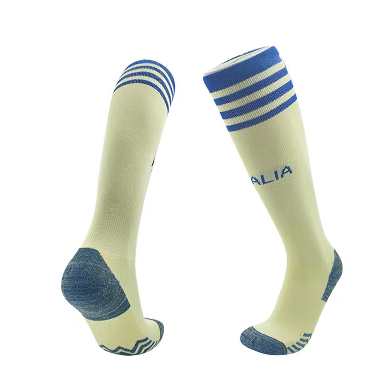 Italy 23-24 Home Socks - White - JerseysGala