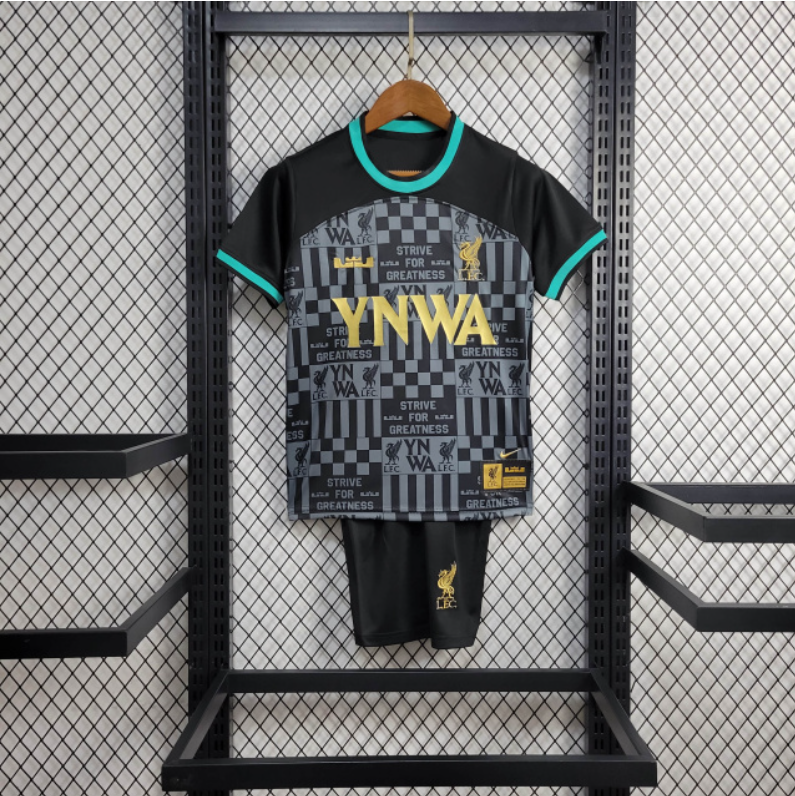 Liver.pool X LBJ 23-24 YNWA Special Edition Kids Kit - JerseysGala