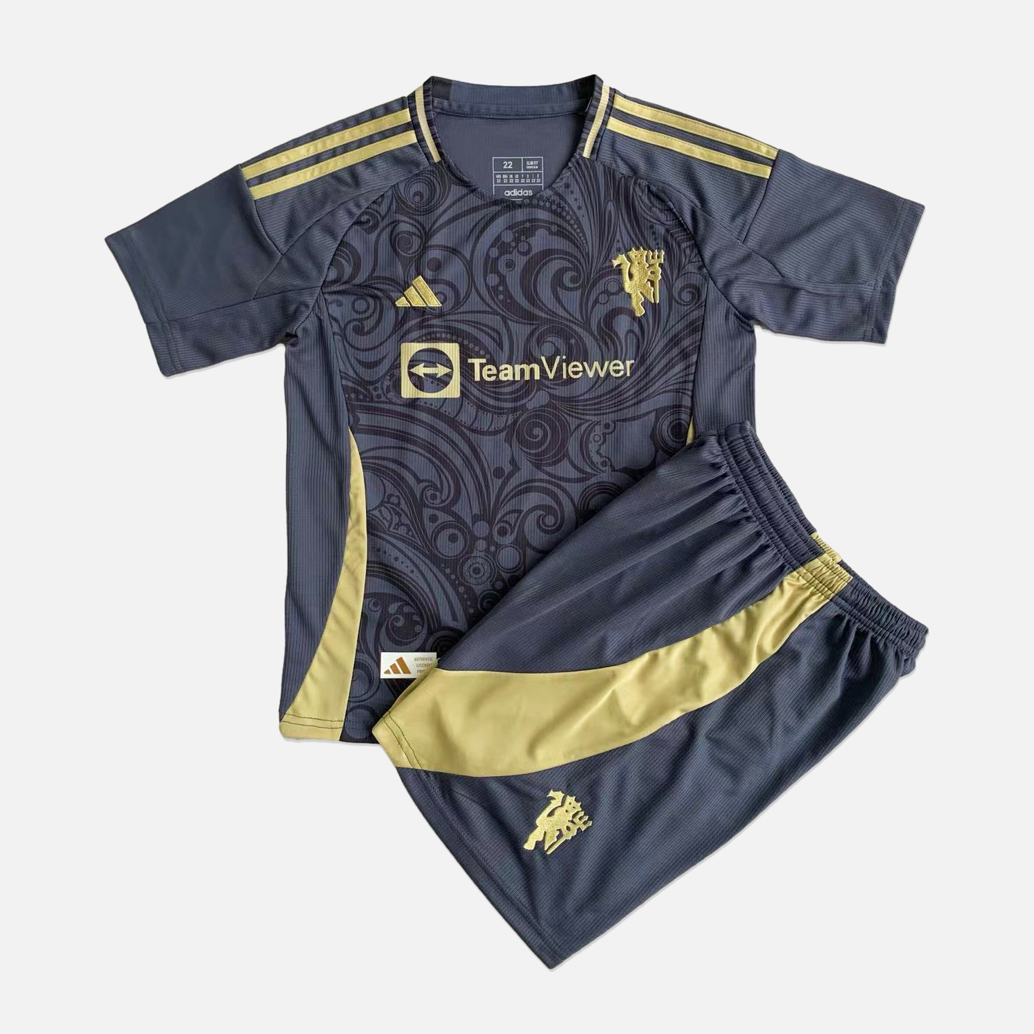 Manchester United 23-24 Gray Concept Edition Kids Kit - JerseysGala