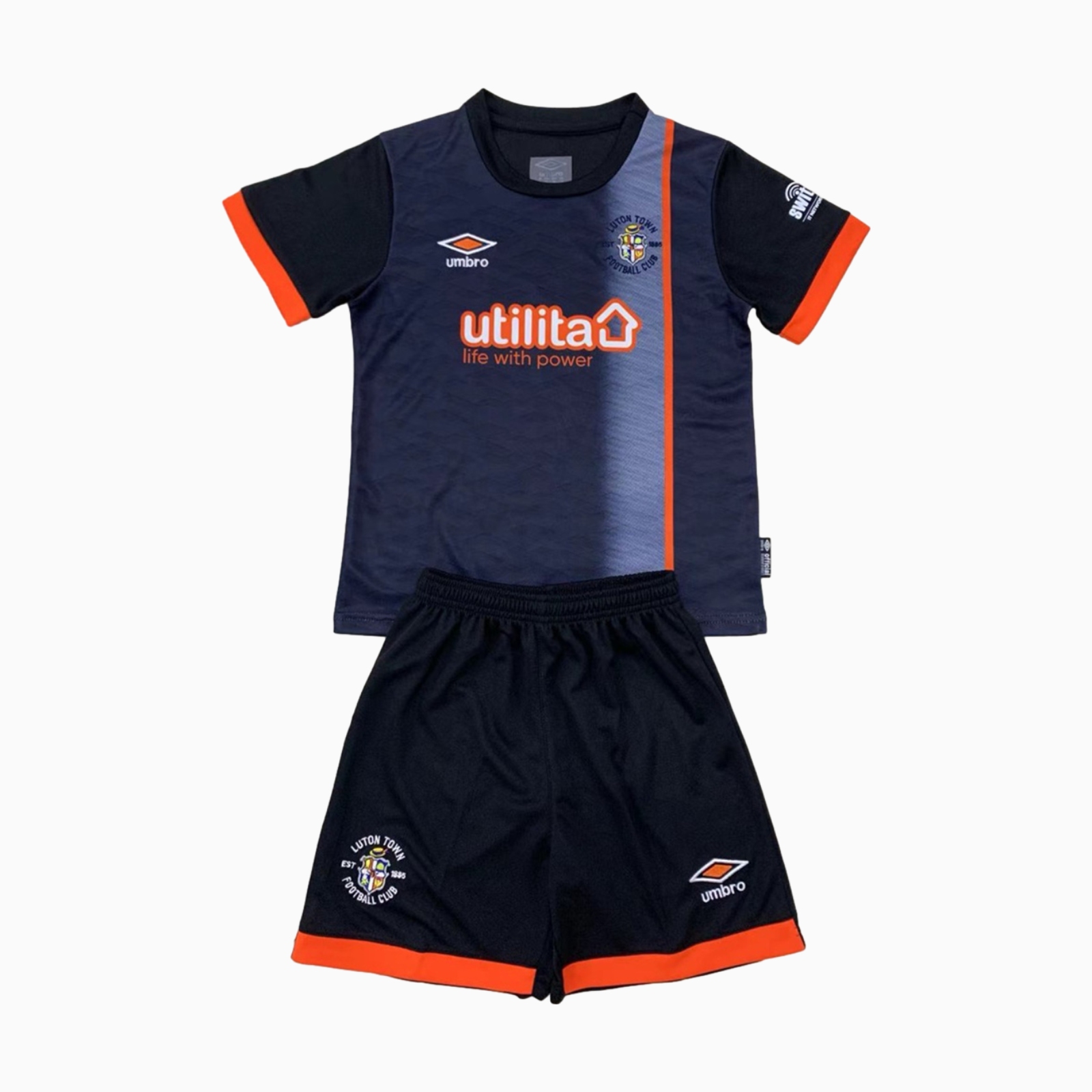 Luton Town 24-25 Away Kids Kit - JerseysGala