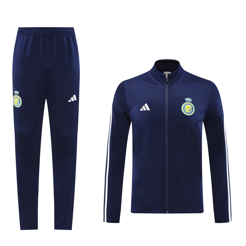 Al Nassr Riyadh Victory 24-25 Jacket Training Tracksuit - Royal Blue - JerseysGala