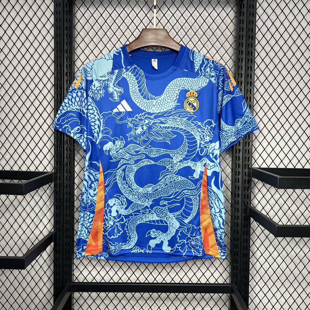 Real Madrid 24-25 Blue Dragon Special Edition Jersey - Fans Version - JerseysGala