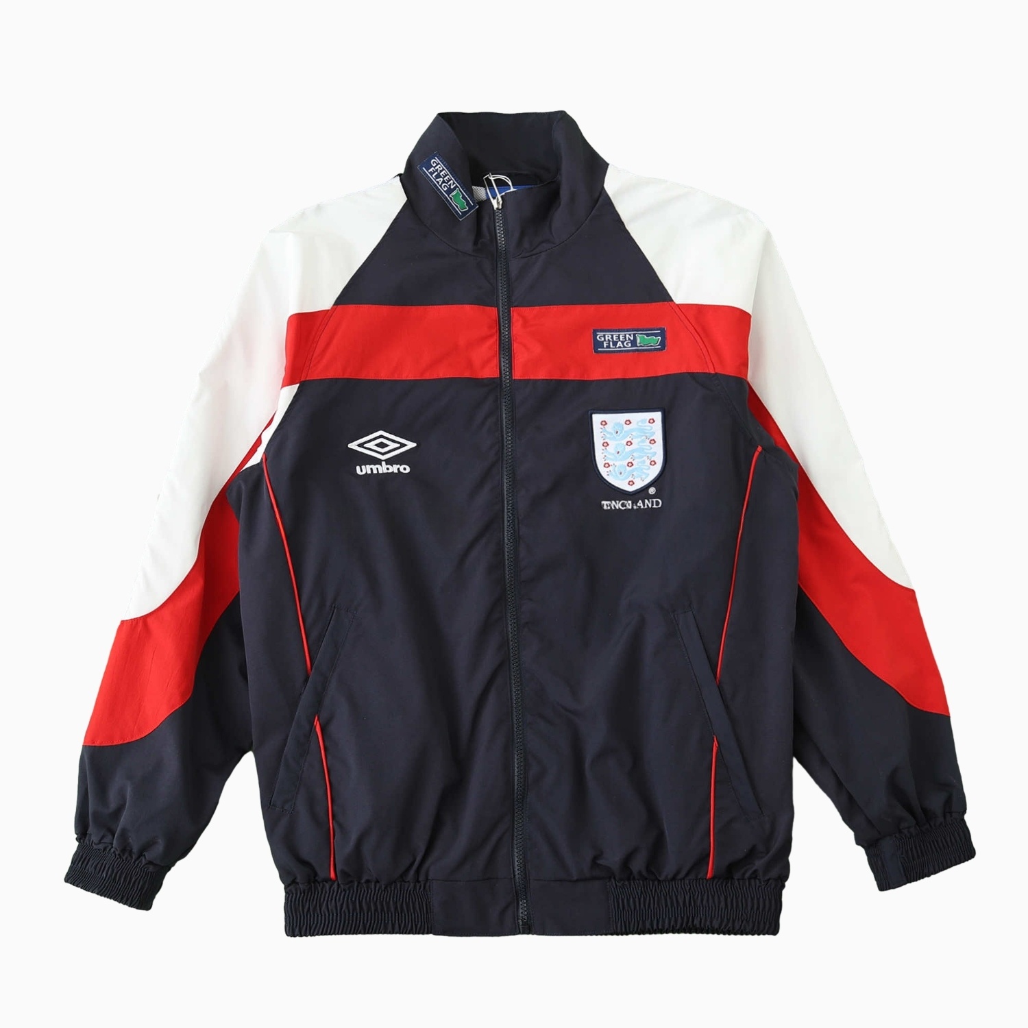 Retro England 1998 Windbreaker - Black - JerseysGala