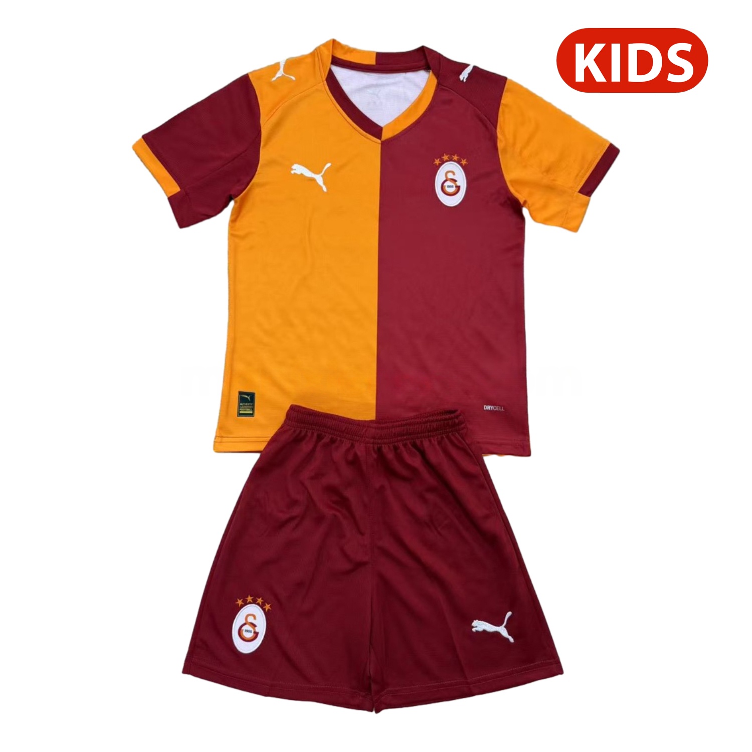 Galatasaray 25-26 Home Unsponsored Kids Kit - JerseysGala