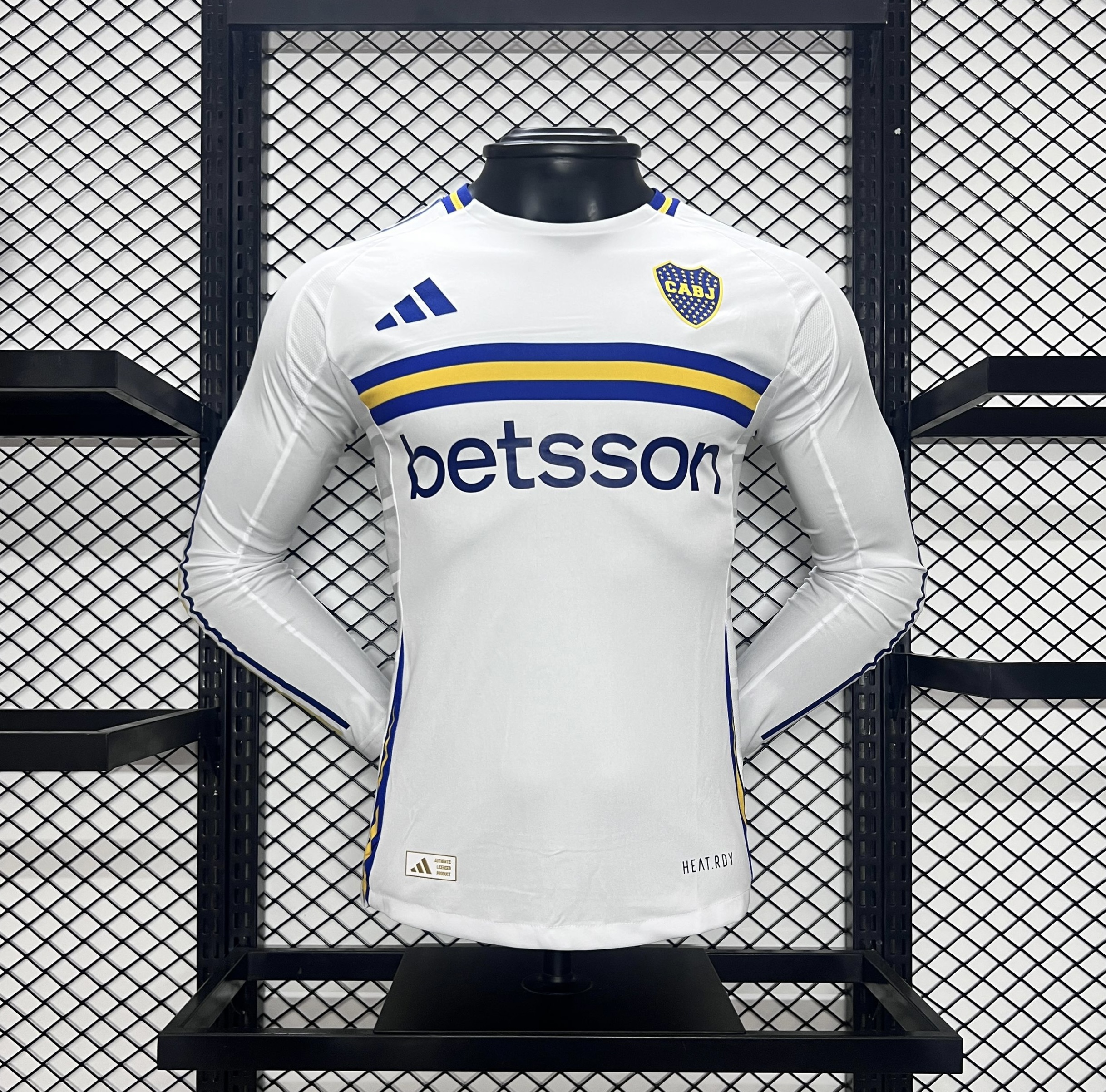 Boca Juniors 24-25 Away Long Sleeve Jersey - Player Version - JerseysGala