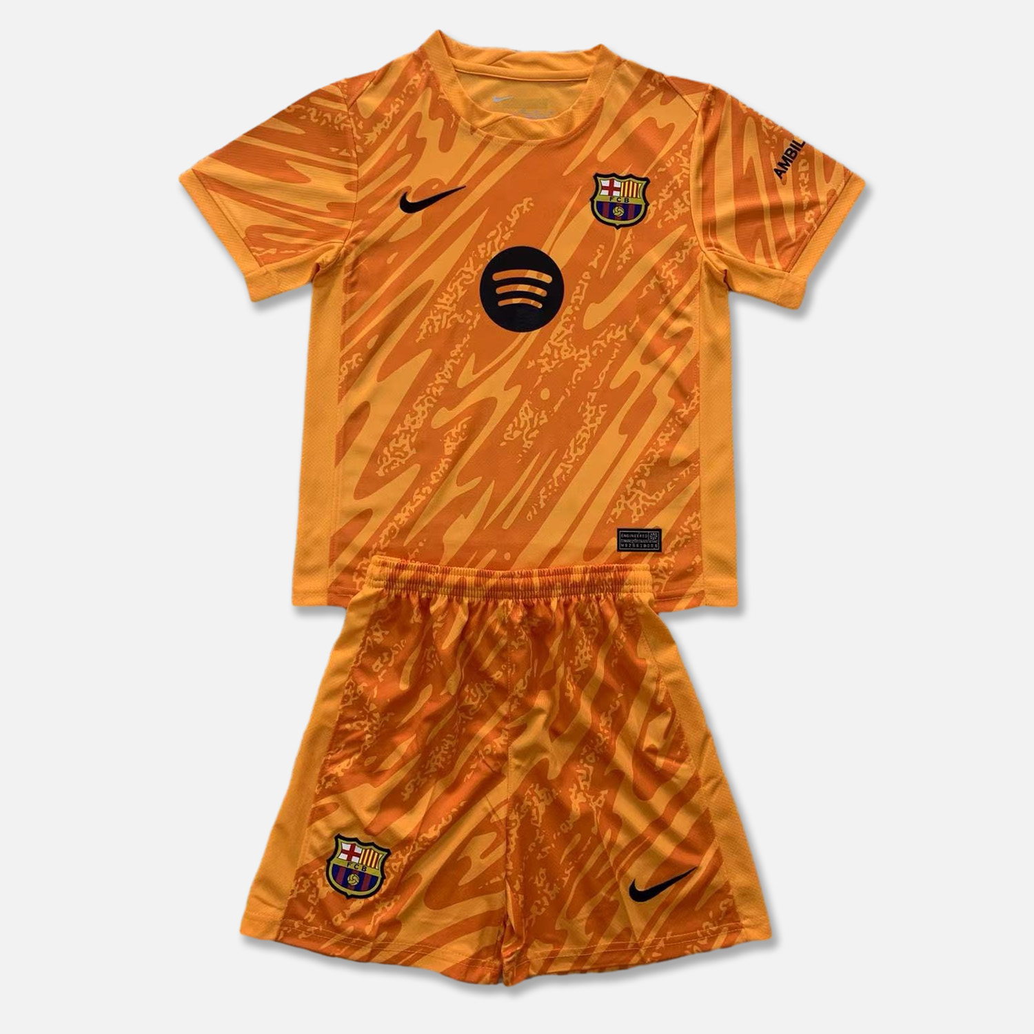 B.A.R.S.A 24-25 Orange Goalkeeper Men's Adult Jersey Set - Fans Version - JerseysGala