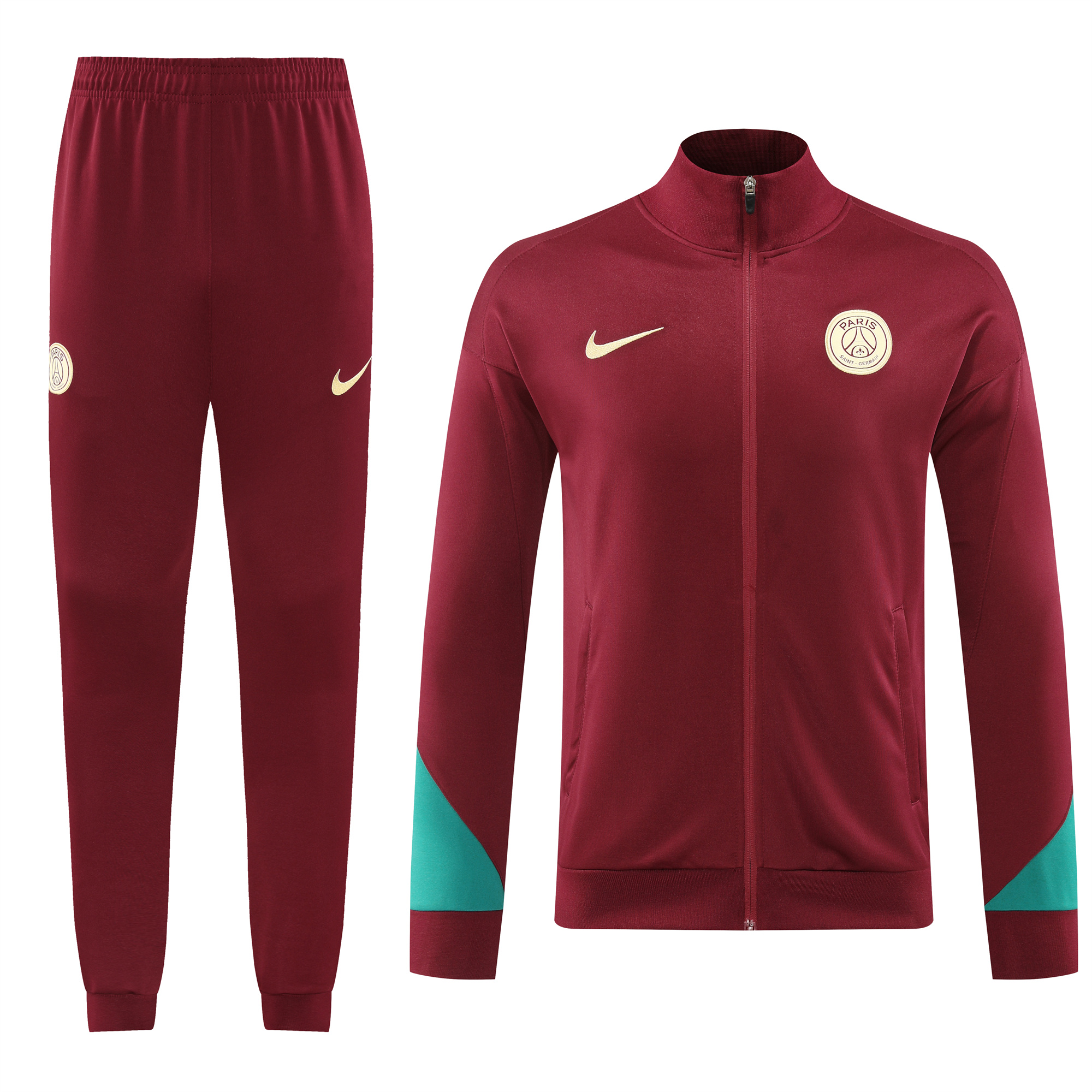 Paris Saint-Germain PSG 24-25 Jacket Training Tracksuit - Maroon - JerseysGala