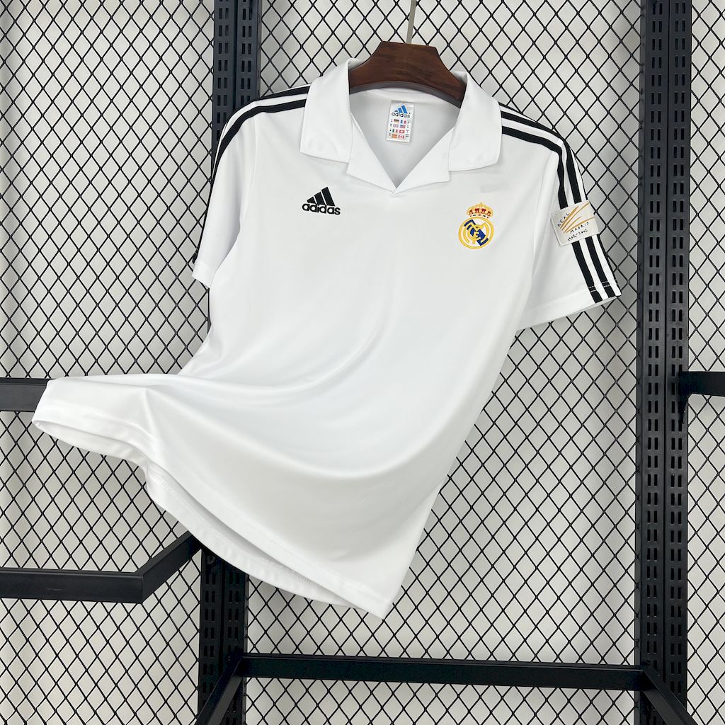 Retro Real Madrid 2001-02 European Home Jersey - JerseysGala