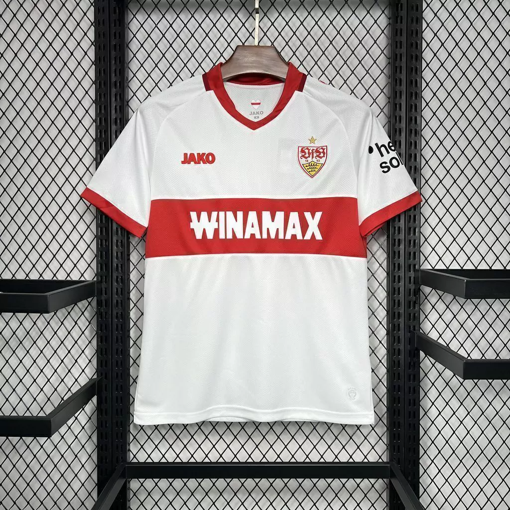 VfB Stuttgart 24-25 Home Stadium Jersey - Fans Version - JerseysGala
