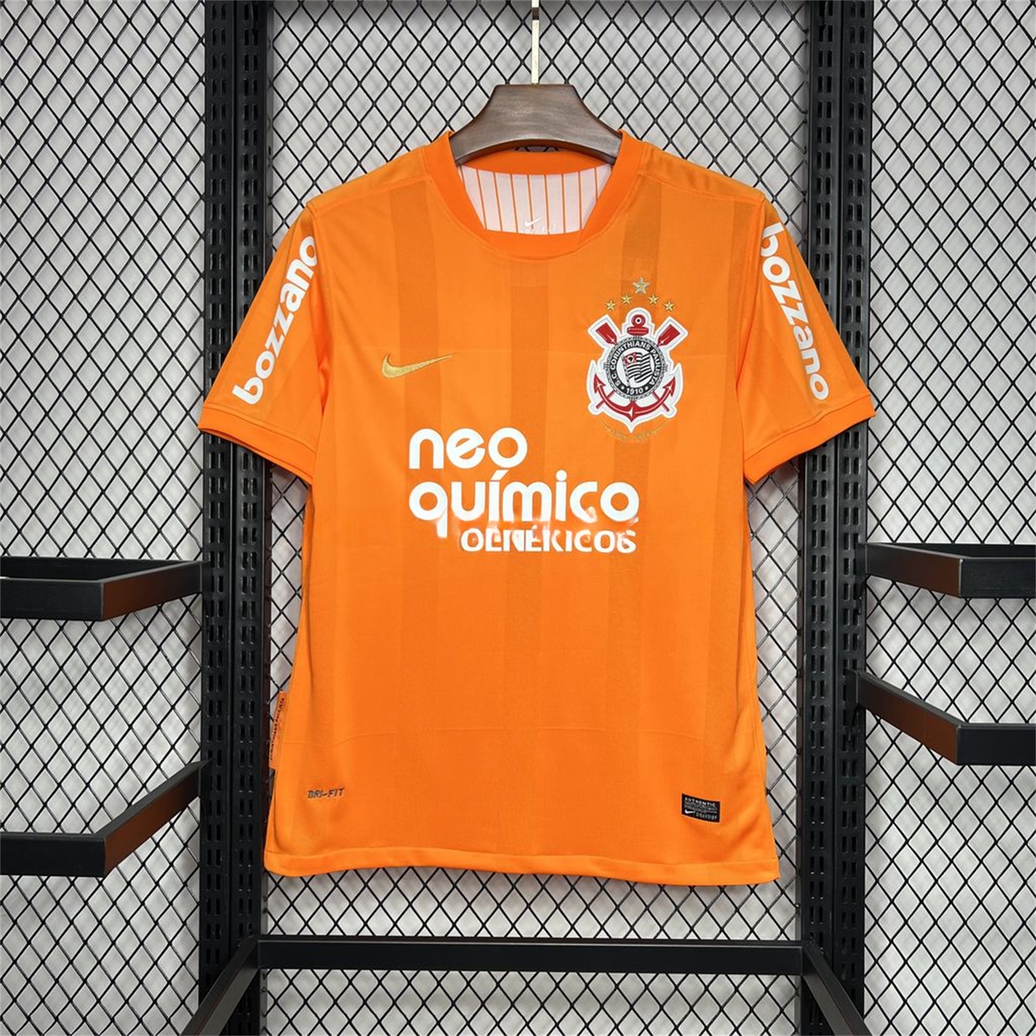 Retro Corinthians 2010 Orange Goalkeeper Jersey - JerseysGala