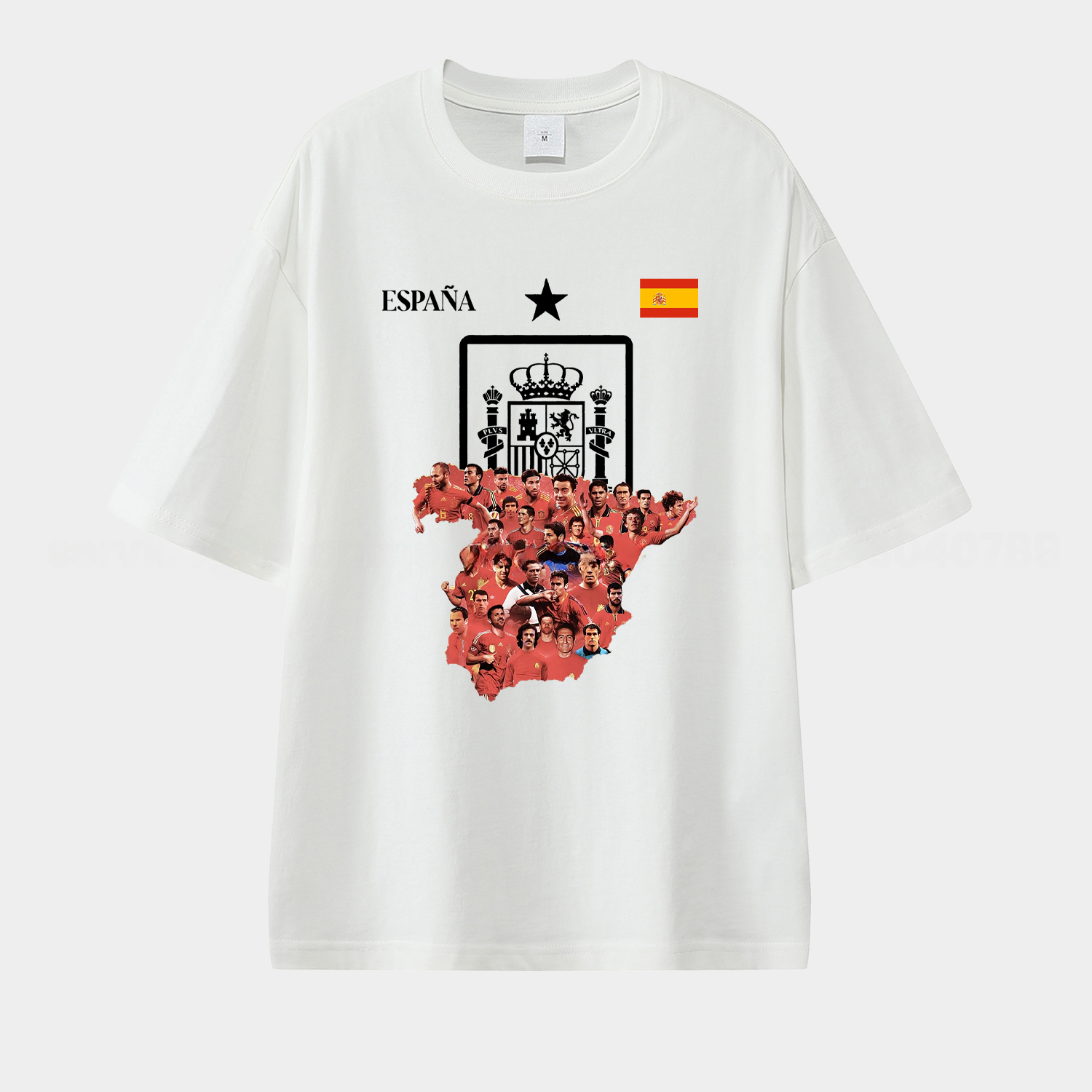 Spain Legendary Players Unisex Pure Cotton T-shirt - JerseysGala