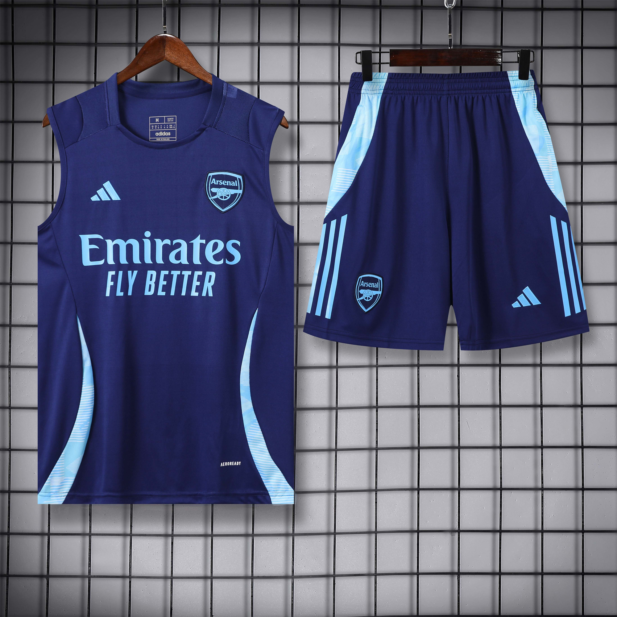 Arsenal 24-25 Vest Training Set - Blue - JerseysGala