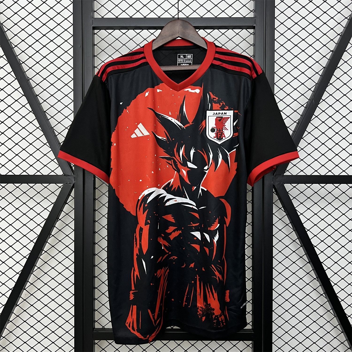 Japan 2024 Black Red Son Goku Jersey - Fans Version - JerseysGala