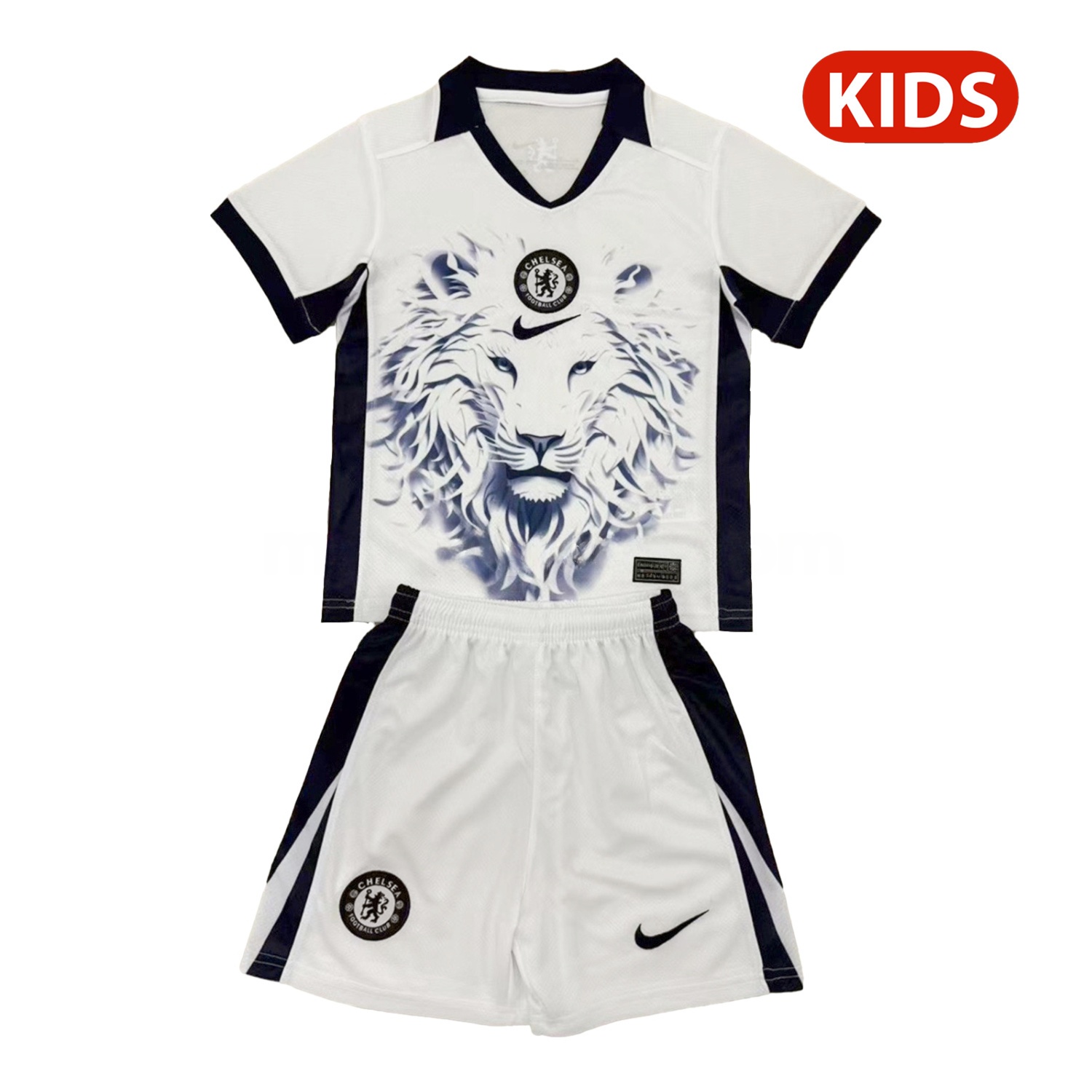 C.H.E.L.S.E.A 25-26 White Lion Concept Kids Kit - JerseysGala