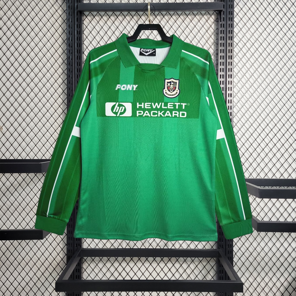 Retro Tottenham Hotspur 1997-99 Green Goalkeeper Long Sleeve Jersey - JerseysGala