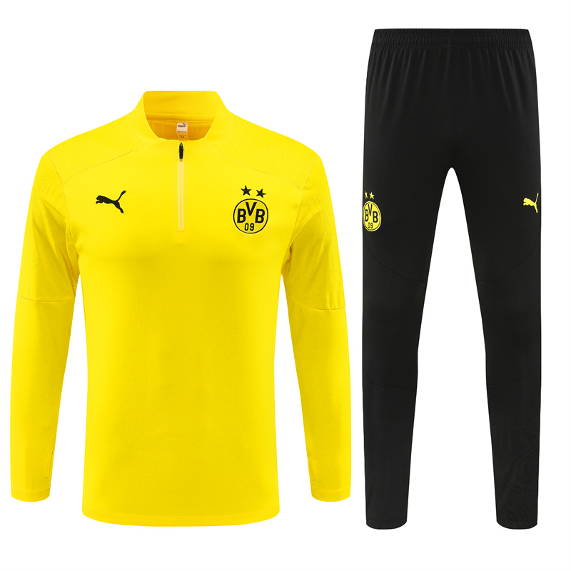 Dortmund 24-25 Long Sleeve Training Set - Yellow - JerseysGala